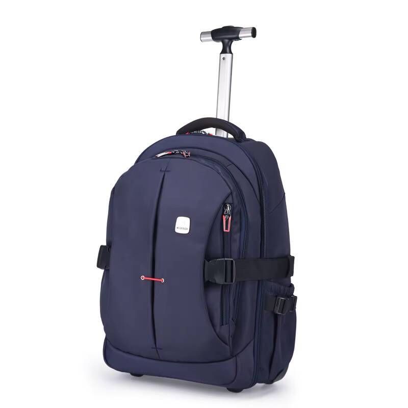 Foldable Rolling Luggage Bag - حقيبة ظهر بعجلات للسفر والركاب، حقيبة