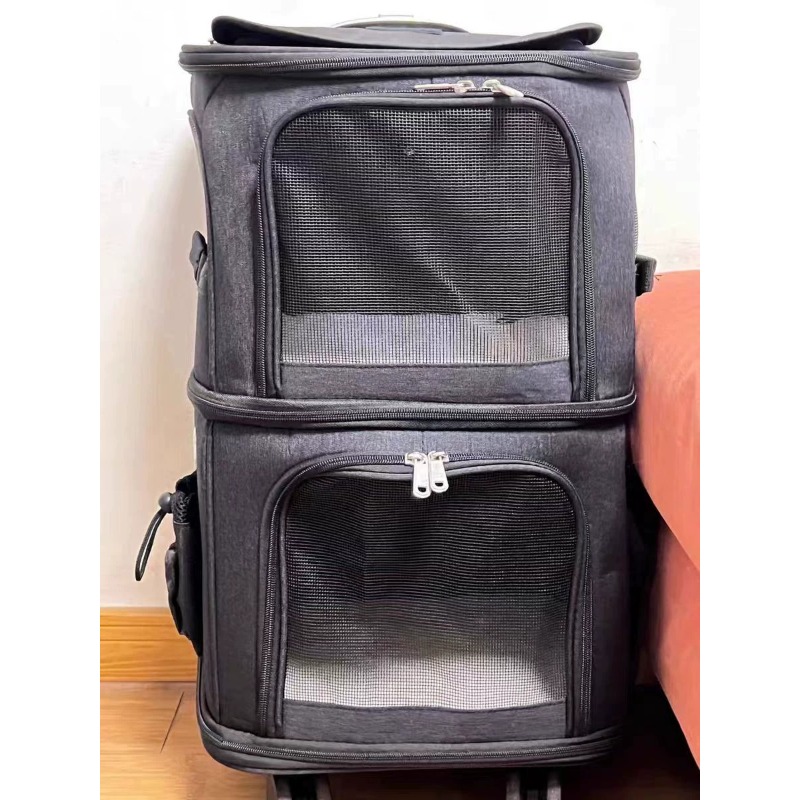 Foldable Rolling Luggage Bag - حقيبة سفر للحيوانات الأليفة من هانبانج