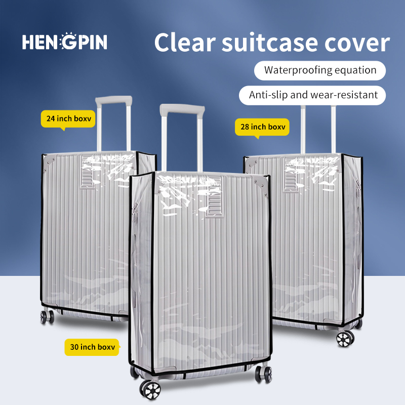 Waterproof Suitcase Cover Protector - غطاء حماية للأمتعة شفاف بالكامل من
