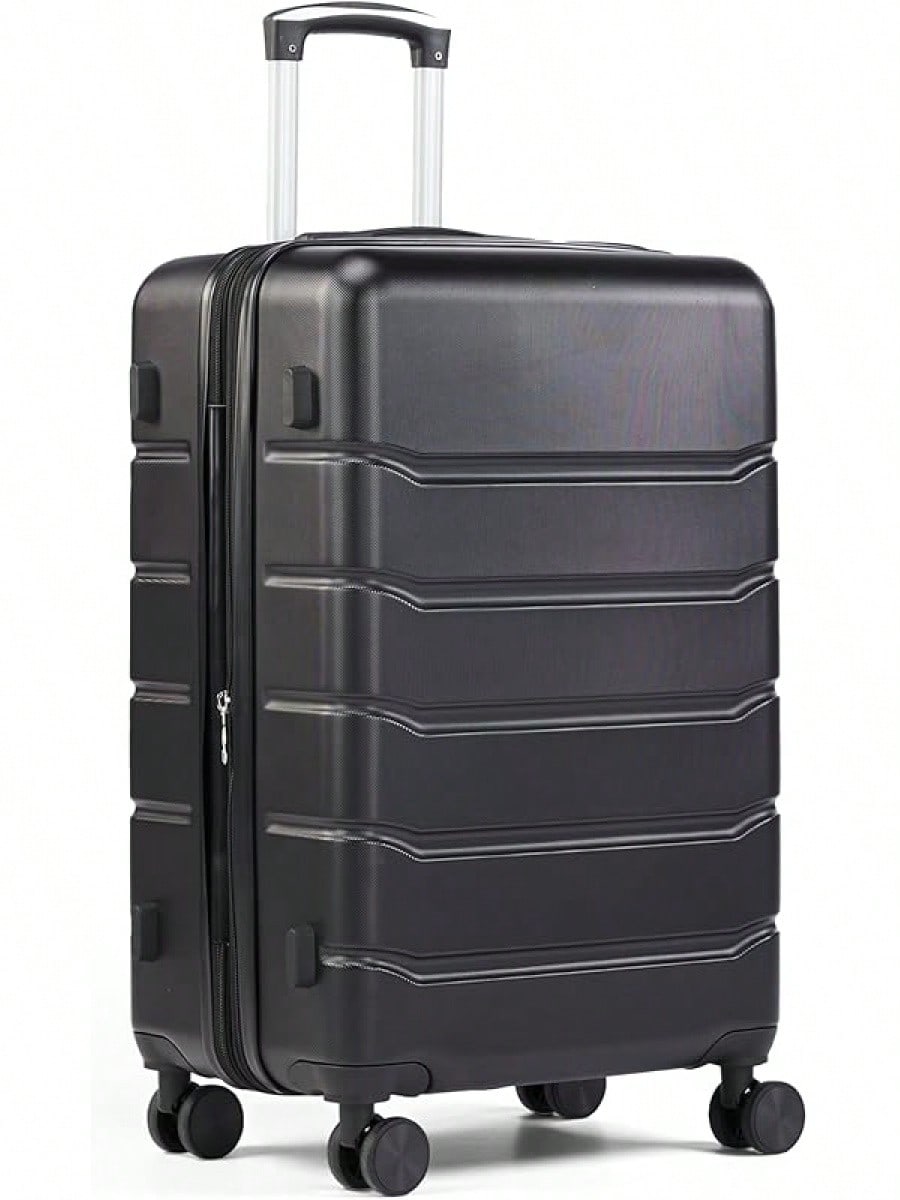 Expandable Hard Shell Luggage Set - مجموعة حقائب سفر من 3 قطع،