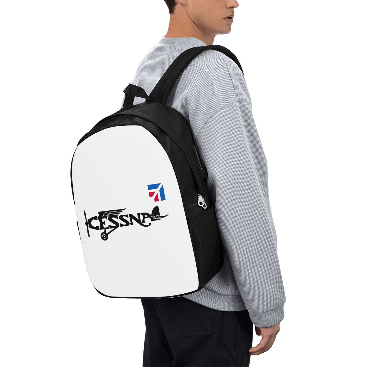 Backpacks - حقيبة ظهر بشعار سيسنا، حقيبة سفر