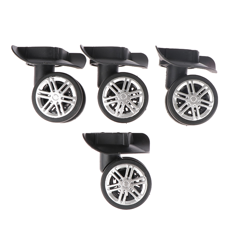 Silent Replacement Luggage Wheels - 4 قطعة عجلات العالمي الصامت استبدال