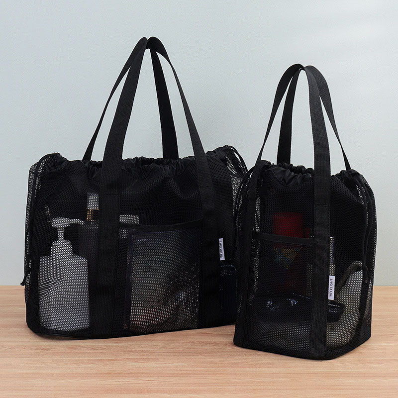 Cosmetic Bags - حقيبة شاطئية كبيرة السعة مع نظام