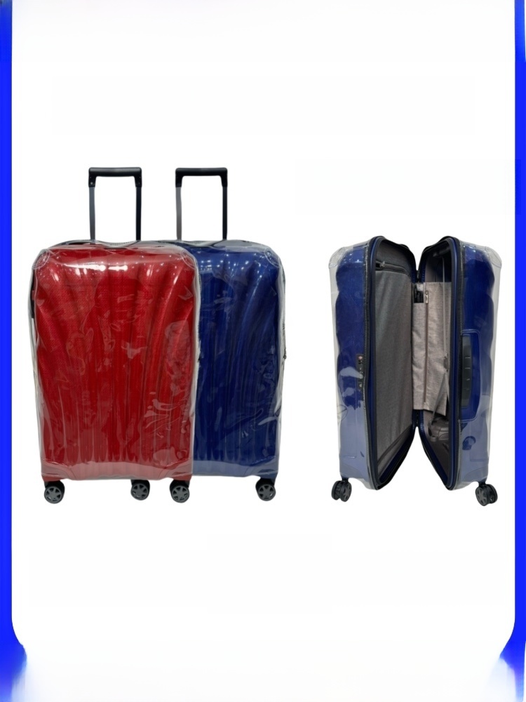 Luggage Protective Cover Transparent - غطاء حماية شفاف لحقيبة سامسونايت CS2،