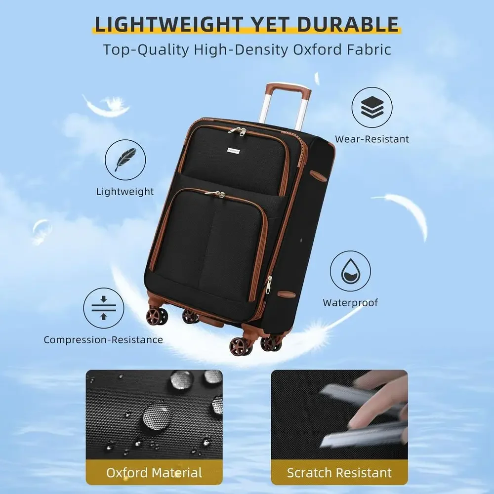 مجموعة حقائب سفر قابلة للتوسيع - مراجعة Expandable Hard Shell Luggage Set وسعره