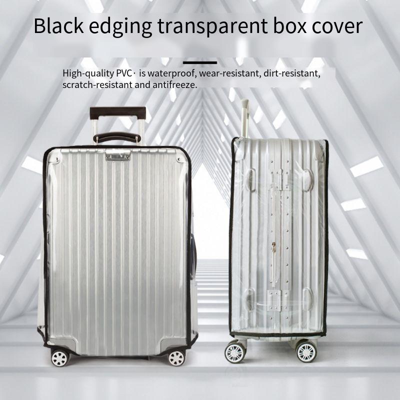 غطاء حماية لحقيبة السفر، غطاء  - مراجعة Luggage Protective Cover Transparent وسعره