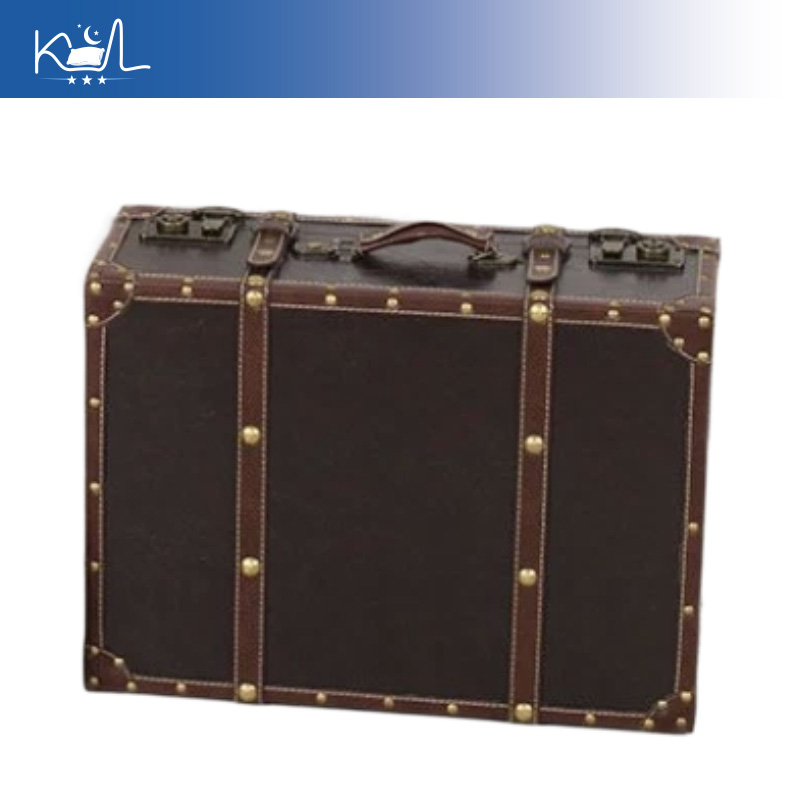 صندوق تخزين على شكل حقيبة سفر  - مراجعة Retro Vintage Trunk Suitcase وسعره