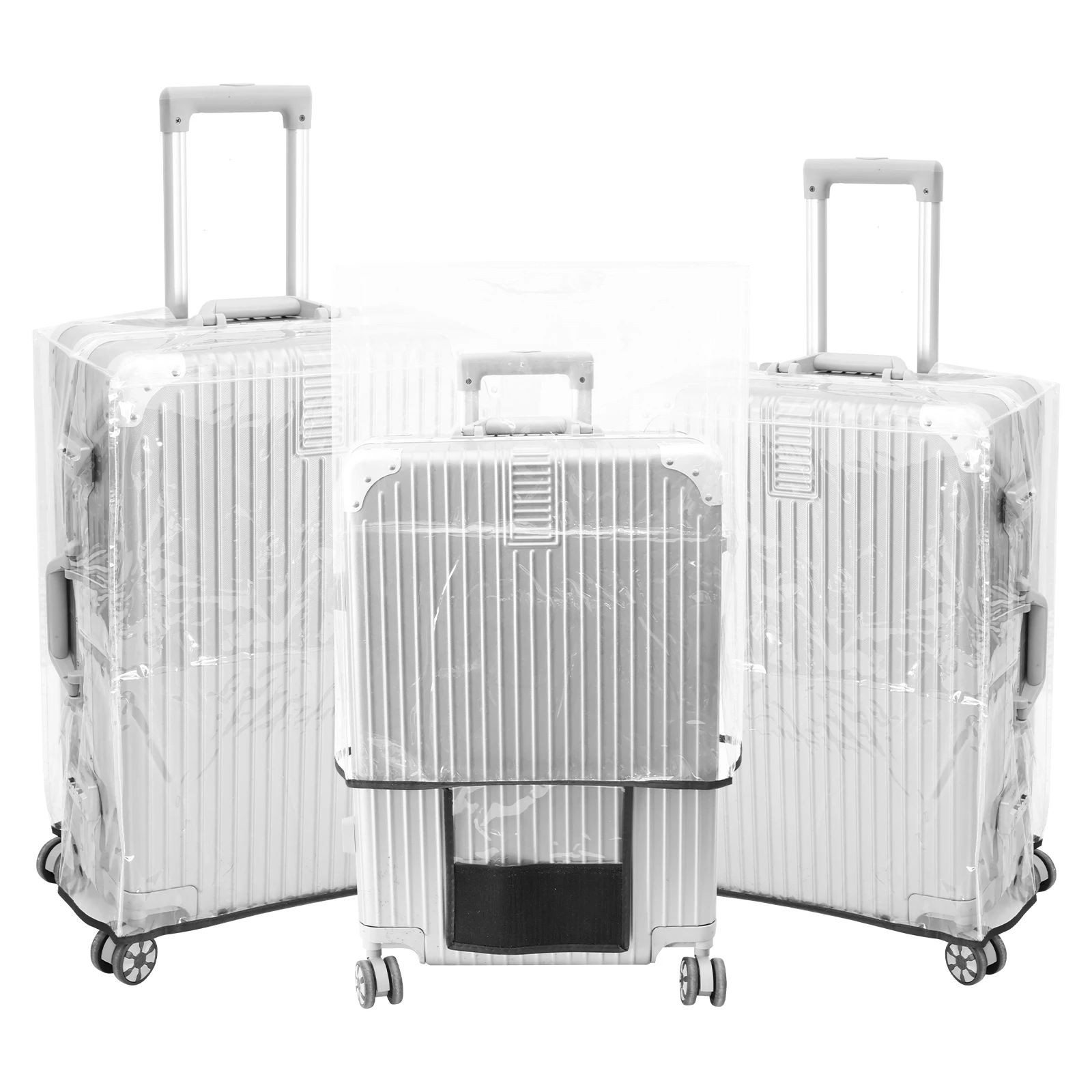 3 قطع غطاء حماية شفاف للأمتعة  - مراجعة Luggage Protective Cover Transparent وسعره