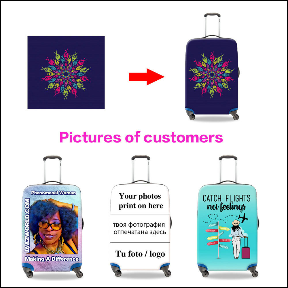 غطاء حقائب سفر نسائي مخصص بطبا - مراجعة Waterproof Suitcase Cover Protector وسعره