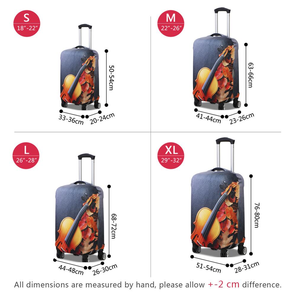 غطاء حقائب سفر نسائي مخصص بطبا - مراجعة Waterproof Suitcase Cover Protector وسعره