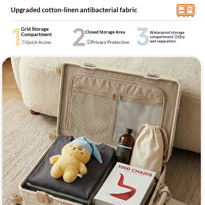 حقيبة سفر نسائية جديدة لعام 20 - مراجعة Spinner Wheel Rolling Suitcase 20 Inch وسعره