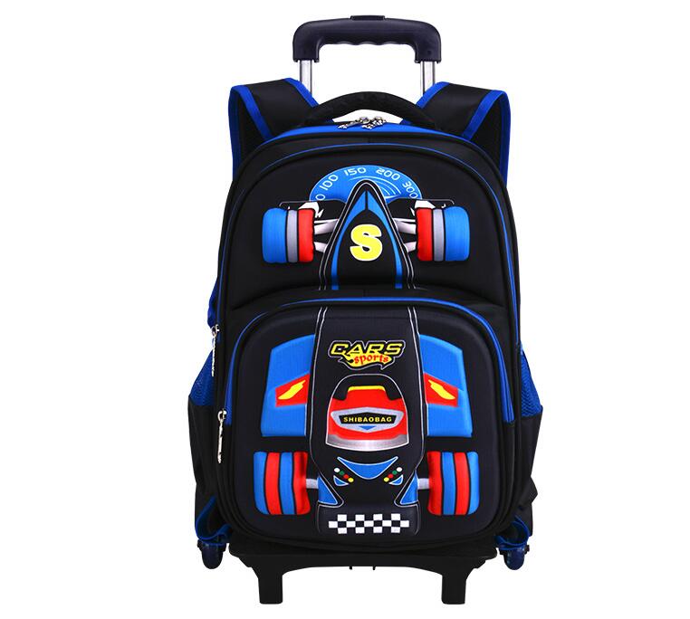 حقيبة ظهر مدرسية بعجلات للأطفا - مراجعة Foldable Rolling Luggage Bag وسعره