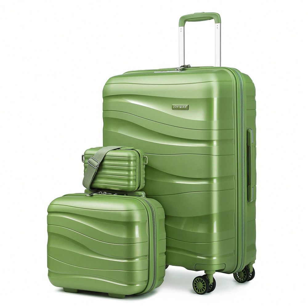 مجموعة حقائب سفر صلبة من 3 قطع - مراجعة Expandable Hard Shell Luggage Set وسعره