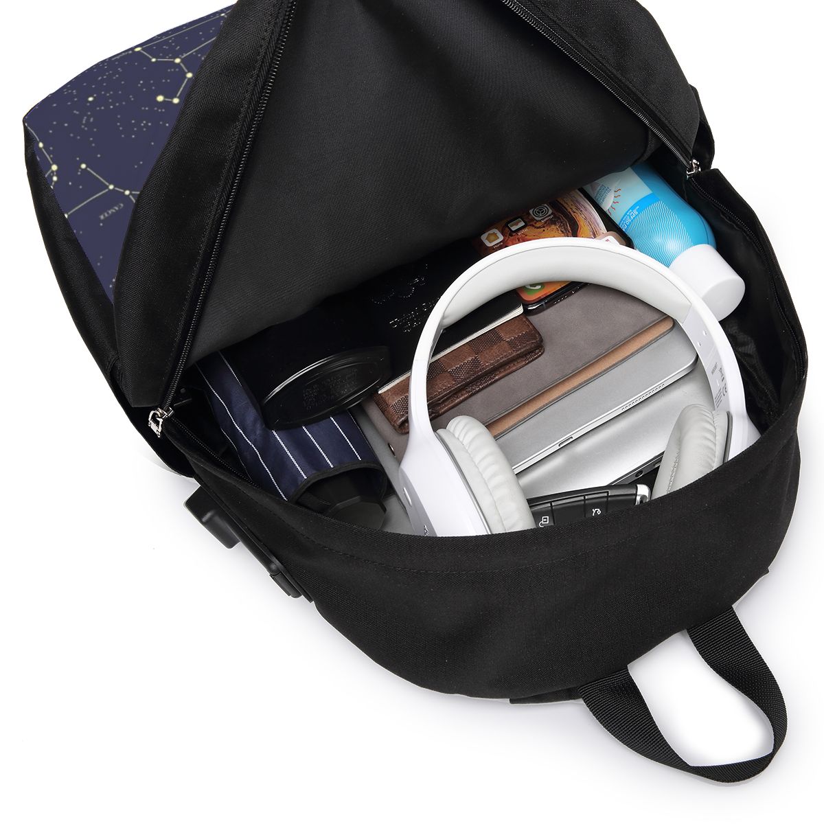 حقيبة ظهر للسفر بتصميم السماء  - مراجعة Travel Bags وسعره