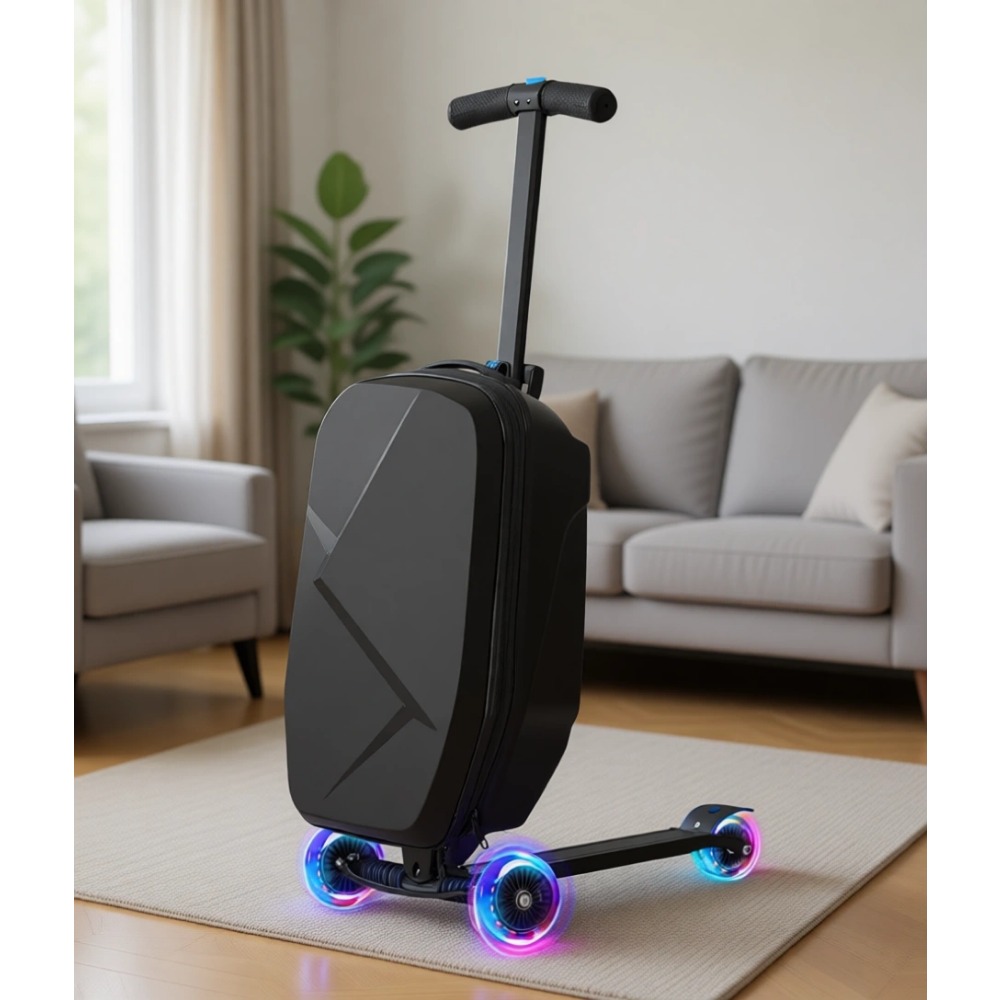 حقيبة سكوتر للأطفال: حقيبة سفر - مراجعة Kids Ride On Suitcase Scooter وسعره