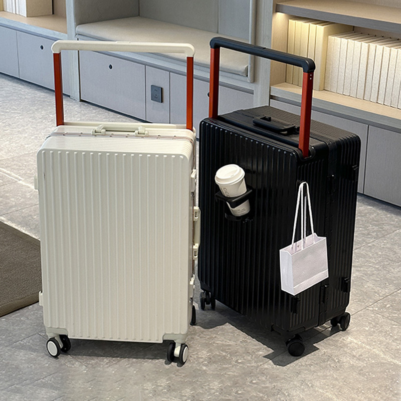 حقيبة جديدة بمقبض واسع على عجل - مراجعة Spinner Wheel Rolling Suitcase 20 Inch وسعره