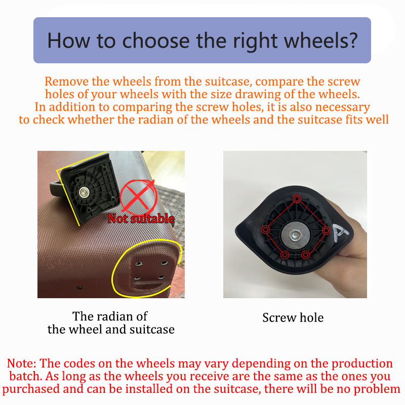 إكسسوارات حقائب ريموا: عجلات ب - مراجعة Silent Replacement Luggage Wheels وسعره