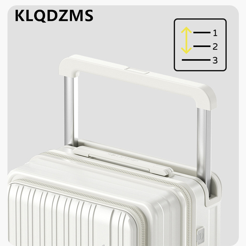 حقيبة سفر KLQDZMS قابلة للشحن  - مراجعة Front Opening Laptop Luggage 24 Inch وسعره