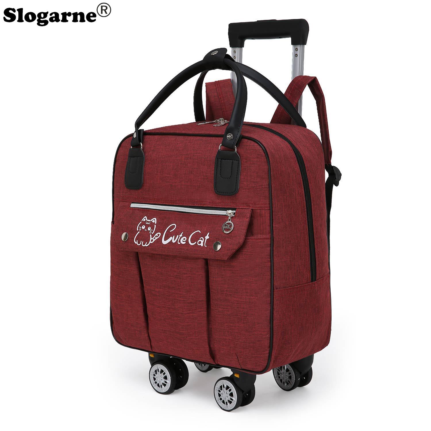 عربة سعة كبيرة حقيبة سفر عجلات - مراجعة Foldable Rolling Luggage Bag وسعره