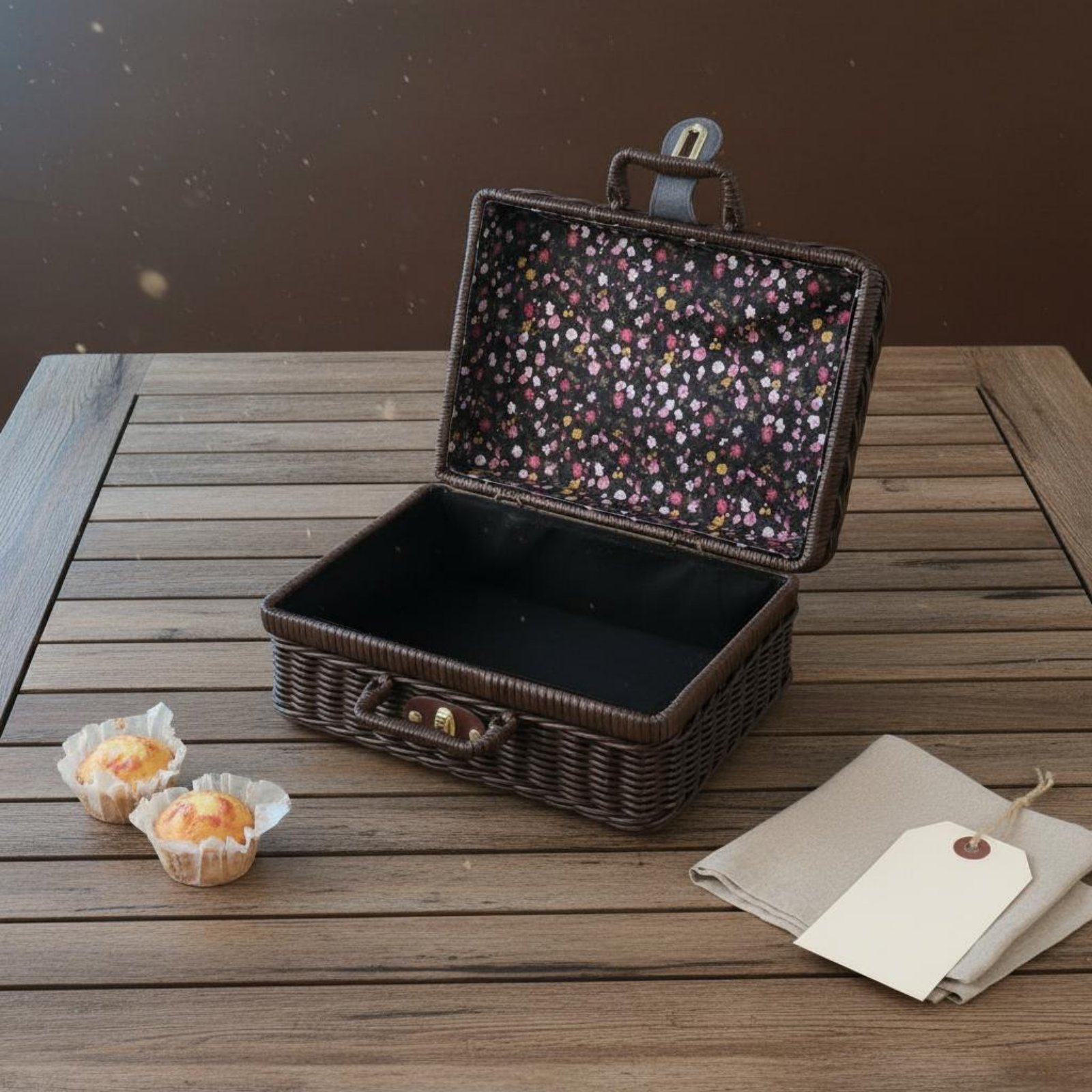 حقيبة بتصميم عتيق مع مقبض، حقي - مراجعة Retro Vintage Trunk Suitcase وسعره