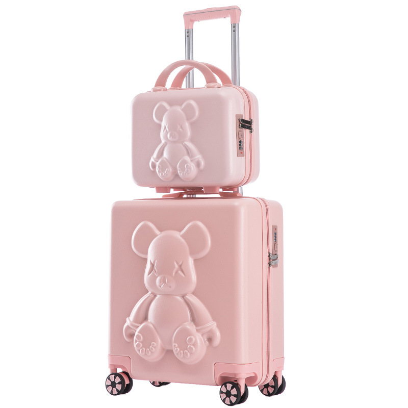 حقيبة سفر 18 بوصة على عجلات لل - مراجعة Spinner Wheel Rolling Suitcase 20 Inch وسعره