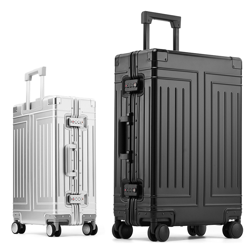 حقيبة سفر من الألومنيوم مقاس 2 - مراجعة Spinner Wheel Rolling Suitcase 20 Inch وسعره
