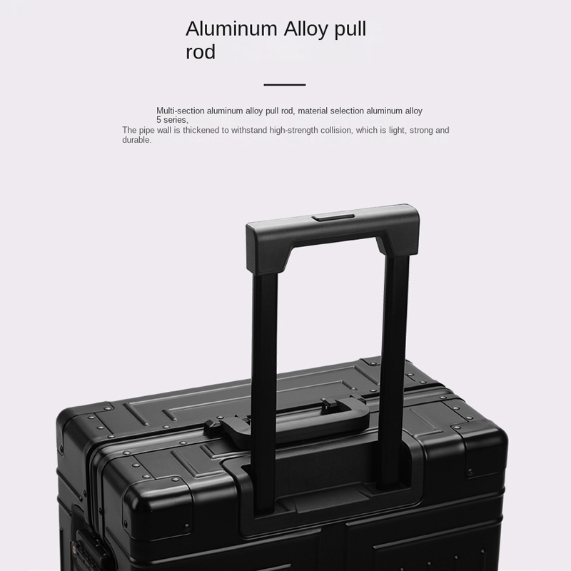 حقيبة سفر من الألومنيوم مقاس 2 - مراجعة Spinner Wheel Rolling Suitcase 20 Inch وسعره