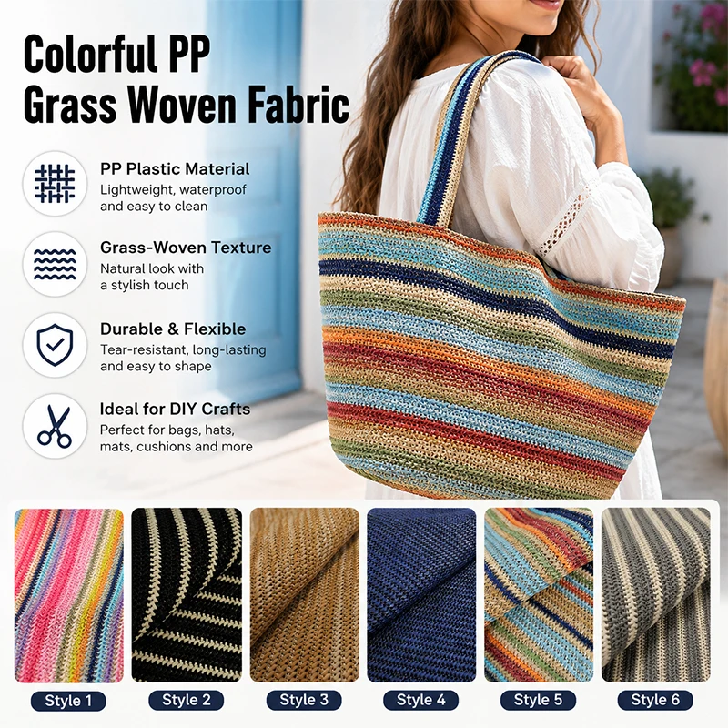 قماش منسوج من القش البولي بروب - مراجعة Handbags وسعره