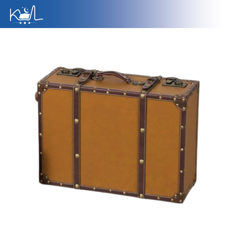 صندوق تخزين بتصميم حقيبة سفر ع - مراجعة Retro Vintage Trunk Suitcase وسعره