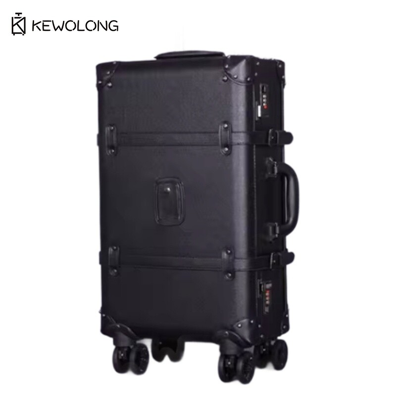 مجموعة حقائب كلاسيكية 20 24 -  - مراجعة Retro Vintage Trunk Suitcase وسعره